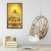 La Lumi&egrave;re De Bouddha Brille Partout Compl&egrave;te Rond Diamant Peinture 40X70CM