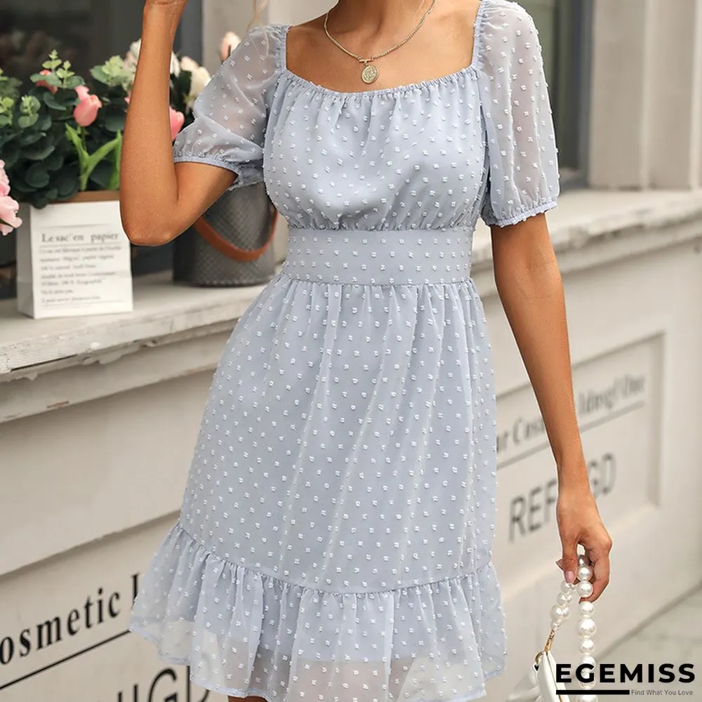 Chiffon Fashion Polka Dot Dress | EGEMISS