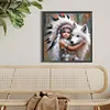 Peinture diamant drill rond enfant indien-40*40cm