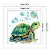 Turtle - 18CT Stamped Cross Stitch 20*20cm/7.87*7.87in