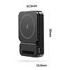 New GM01 Aluminum Alloy Magnetic Wireless Power Bank 5000 MAh Multi-Function Mobile Phone Holder Wireless Charger
