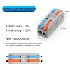 30/50 pcs Universal Cable Connector，Embedded terminal block universal quick connector