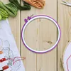 5pcs Cross Stitch Circle Set DIY Craft Round Hand Embroidery Hoops Rings