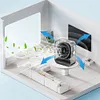 Desk Fan LED Display Portable Table Desktop Air Circulator Fan Quiet Small Fan