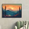 Diamond Painting-DIY Full Round Drill Mountain