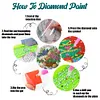 4PCS Diamond Painting Coasters Kit with Holder for Dining Table (Flower Basket)
