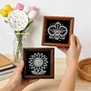 12pcs/set Unframed Pearl Painting Canvas Art Handmade Pearl Material Art Kit Living Room Decor (15x15cm)