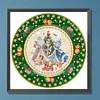 >SALE<5D DIY Partial Special Shaped Drill Diamond Painting Kit Wreath Decor 30x30cm