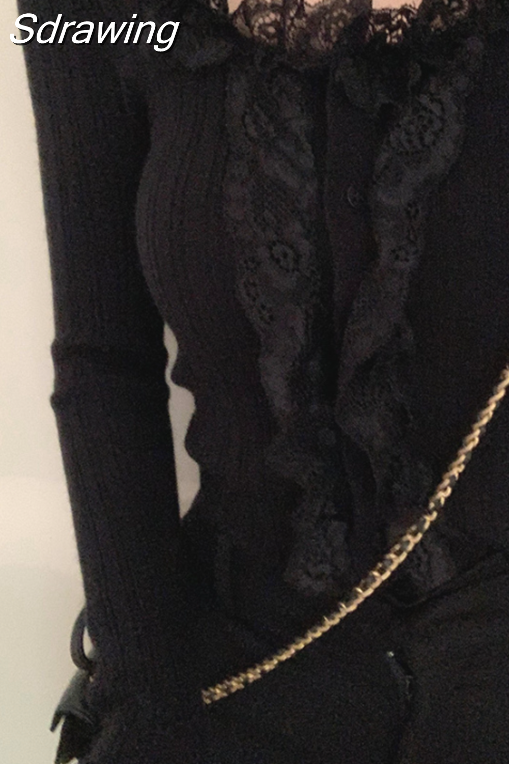 Sdrawing Korean Fashion Cardigan Sweat Women Knit Long Sleeve Top Sweet Cute Shirt Knitwears Youth Clothing 2023 New