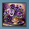 (US Local)Paint By Numbers Kit On Canvas DIY Oil Art Phalaenopsis Picture Decor40x40cm