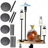 Camping Light Holder Aluminum Alloy Portable Desktop Lamp Stand for Camping
