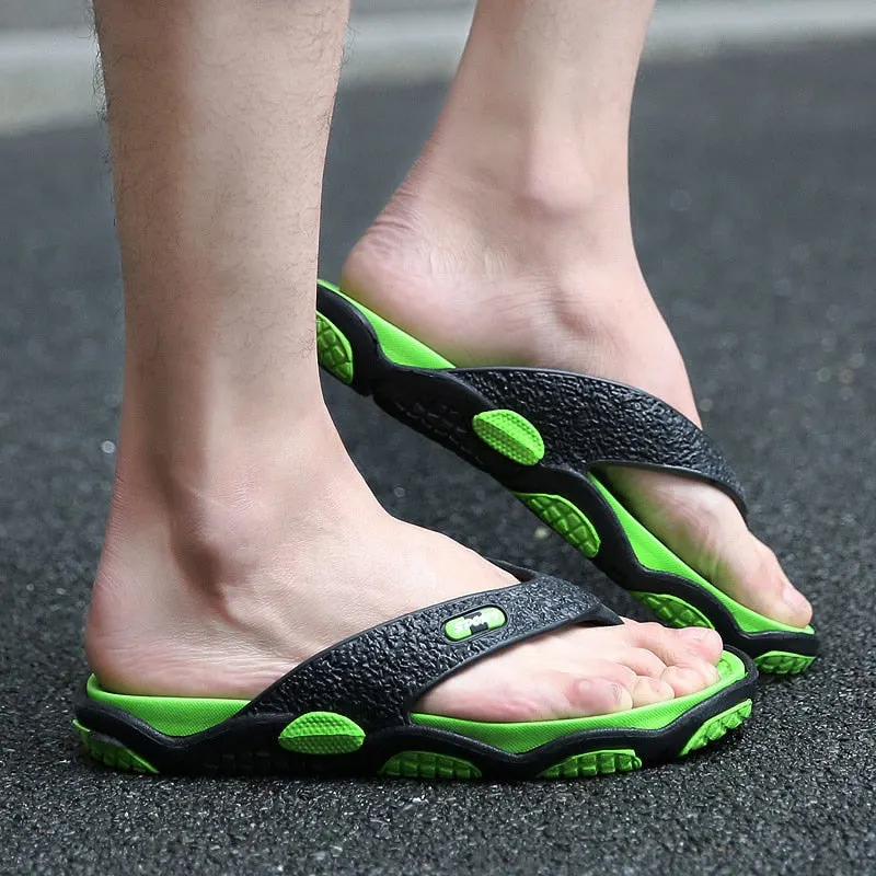High Quality Men's Shoes For Male Slippers Plus Size 40-45 Fashion Summer Men Flip Flops Outdoor Soft Casual Shoes Men