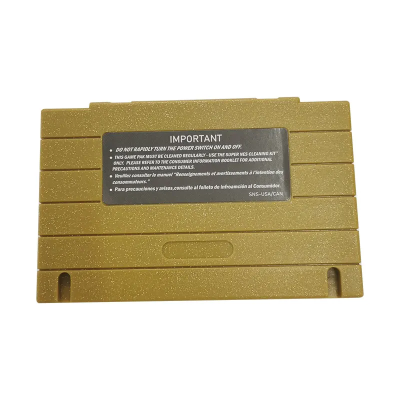 16 Bit Game Card - Super 180 in 1 Classic Collection SNES Multicart Super NES Games Cartridge for Retro SNES Game Console | English Language NTSC US Version