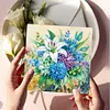 6pcs Diamond Painting Greeting Cards DIY Diamond Art Cards Crafts (Flower)