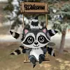 Animal de jardin Windspinner Courtyard Windmill Art Decoratio