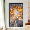 Autumn Birch Trees-11CT Stamped Cross Stitch 40*75cm/15.75*29.53in(Big Size)