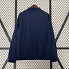 2024/2025 Real Madrid Reversible Windbreaker Black-Black and Purple Soccer Jersey 1:1 Thai Quality