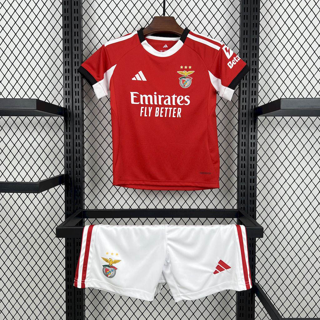 2025-2026 KIDS Benfica Home Football Shirt 1:1 Thai Quality Maxi Kit
