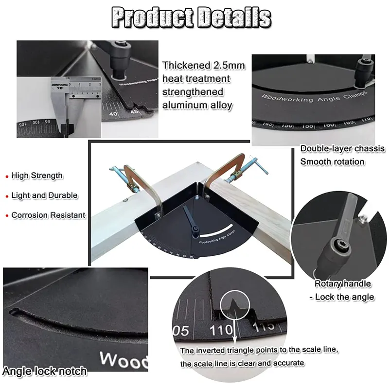 SAKER&reg; Adjustable Corner Clamping