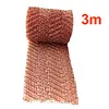 Copper Mesh Slug Repeller Rustproof Copper Net for Pest Control (12.7cmx3m)