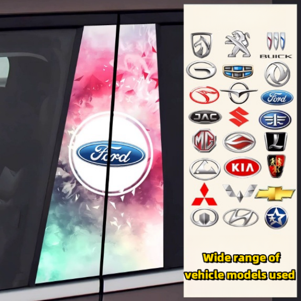 Car B-pillar Decorative Sticker B Center Pillar Protective Film