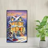 Diamond Painting-DIY Full Round Drill Christmas Eve(60*40 CM)