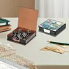 Leather Dragonfly Diamond Painting Notecard Box Rhinestones Post It Dispenser