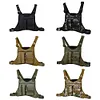 Sports Chest Bag Adjustable Shoulder Strap Front Running Vest Bag for Men Women