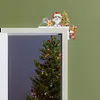 (US Local)Wooden Christmas Cat DIY Diamond Painting Door Topper Decor for Party Ornament