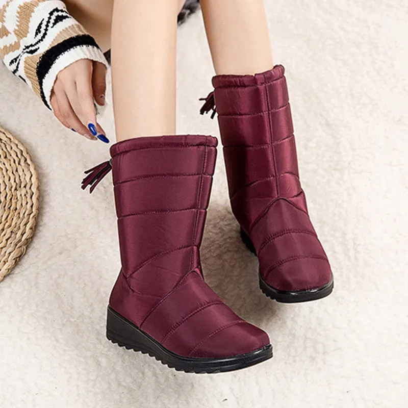 Women Warm Snow Boots Furry Plush Ladies Ankle Boots Female Short Boot Comfortable Women's Shoes Soft Casual Fashion Zipper New
