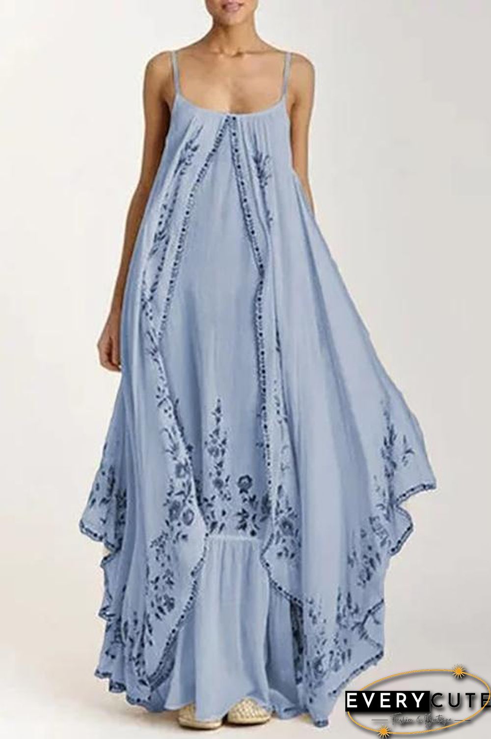 Bohemia Print Slip Maxi Dress