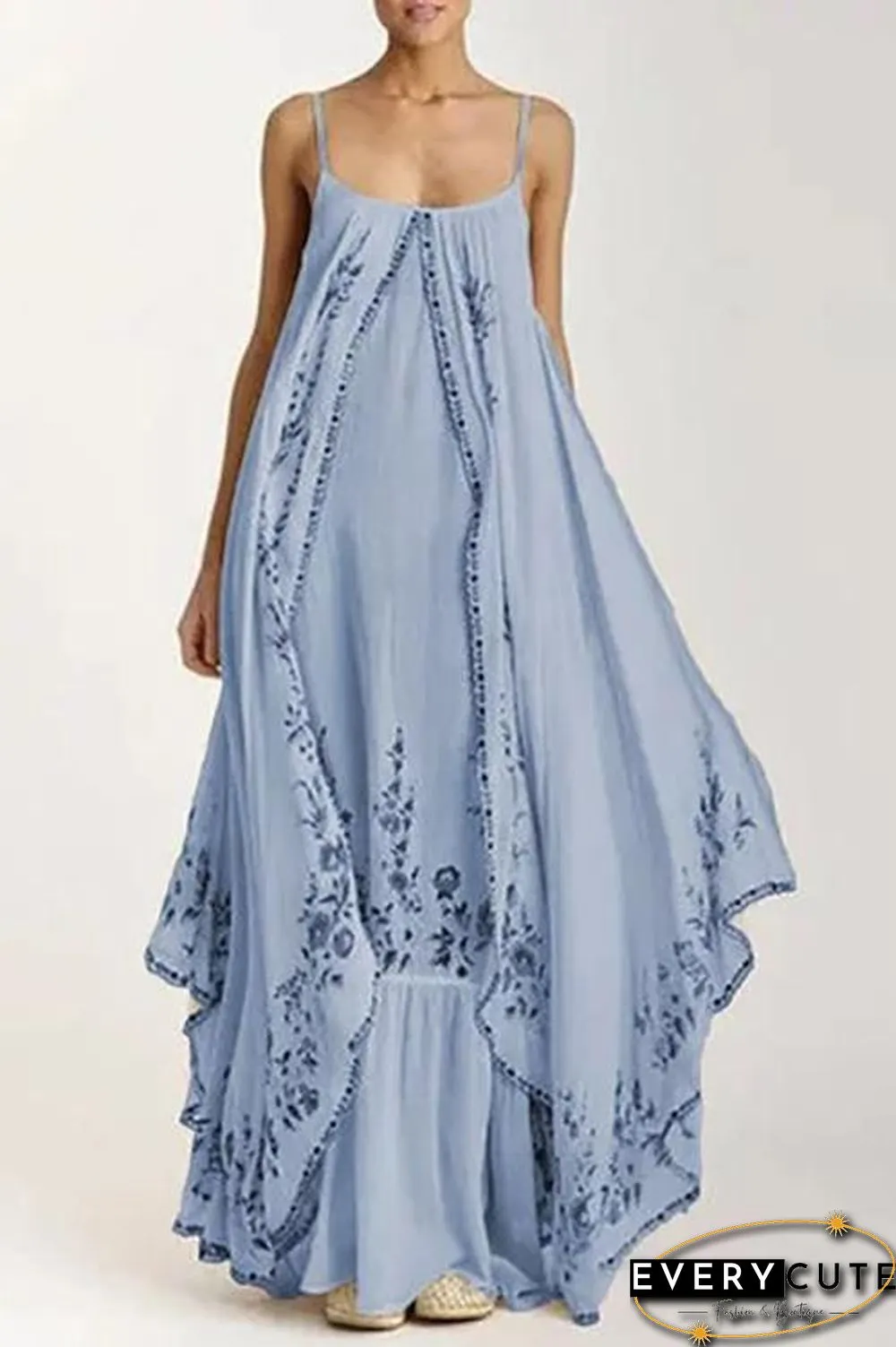 Bohemia Print Slip Maxi Dress