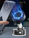 Double-Sided Car Vacuum Magnetic Suction Cup Phone Holder for Smooth Surface