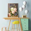 Flowers - 11CT Stamped 3 Strands Cross Stitch 50*40cm/19.69*15.75in