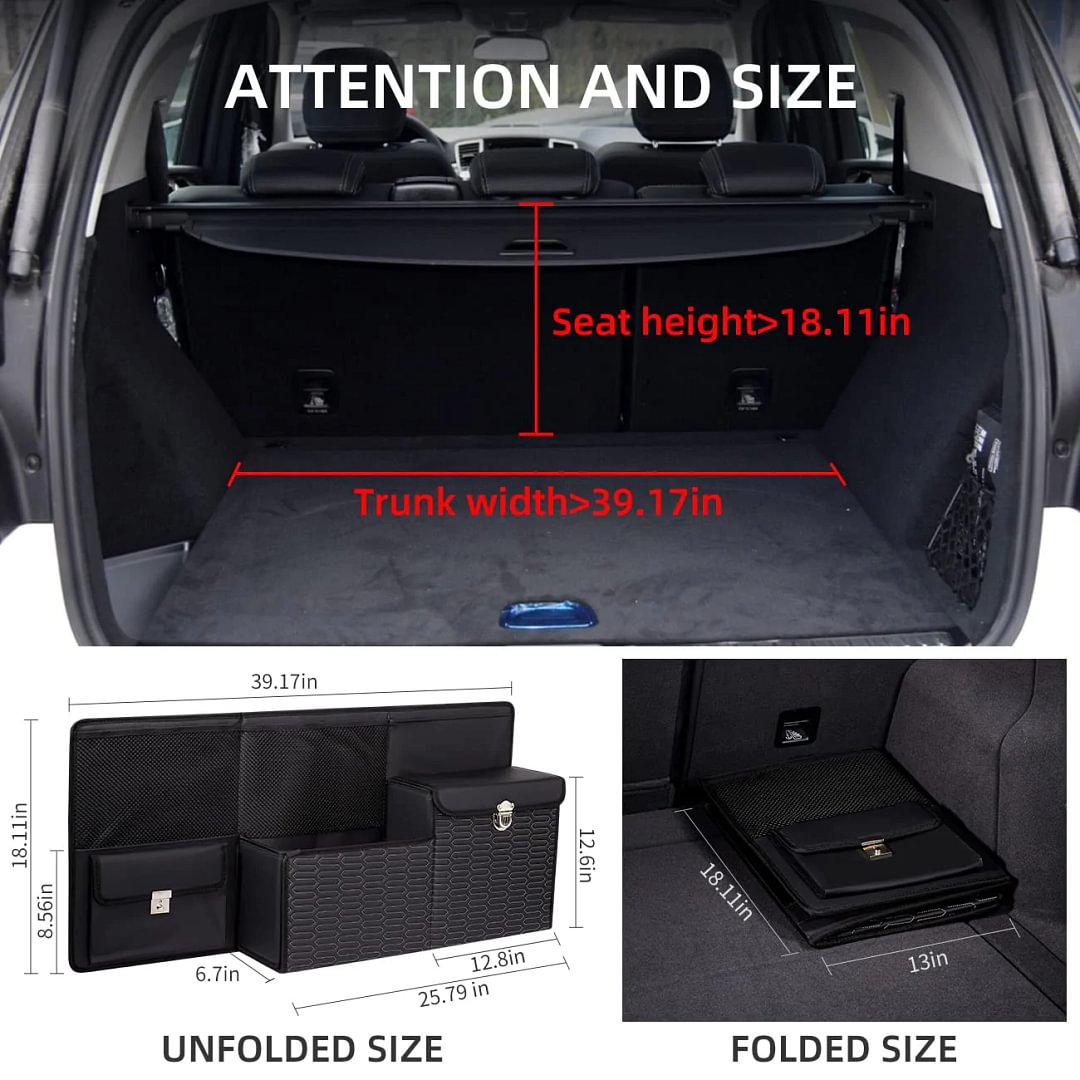 Automobile Trunk Storage Bag Hanging Net