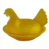 Vintage-Style Glass Hen on Nest Dish with Lid Tabletop Dessert Plate Snack Bowl