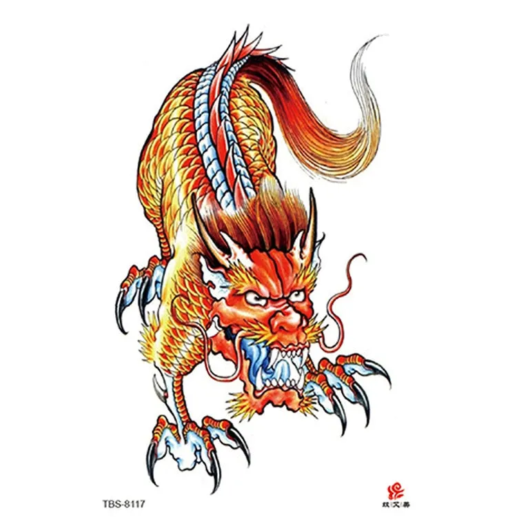 Tattoo Sticker Totem Symbol Temporary Sleeve Tattoo Waterproof Sexy Body Art Fashion