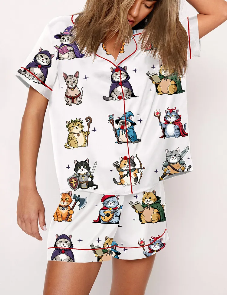Women's Dungeon Crawler Carl Dungeons And Cats Pajama Set