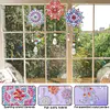 3PCS Diamond Painting Mandala Double Sided  Art Pendant
