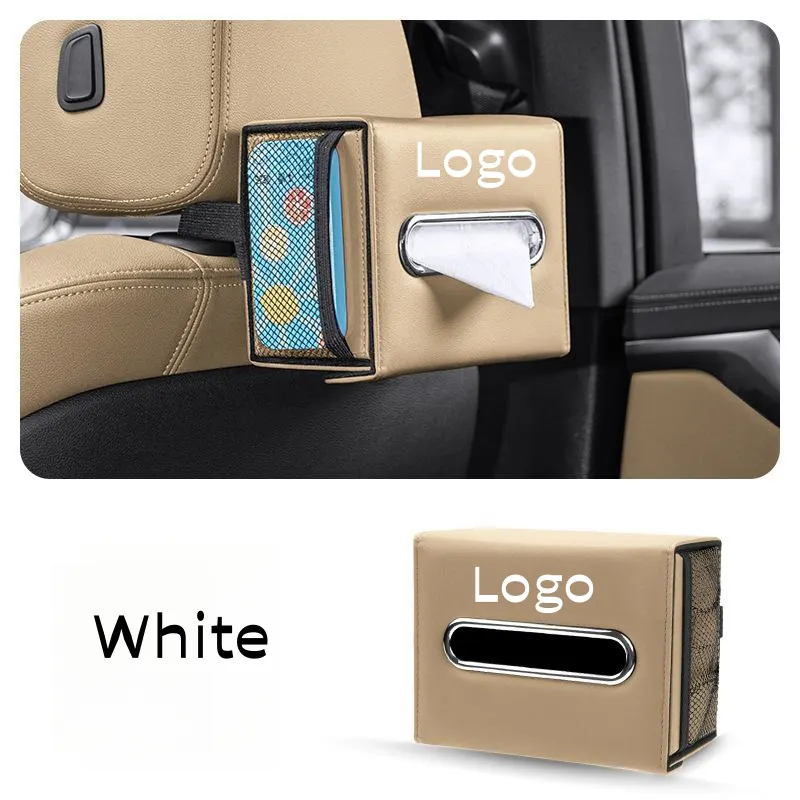 Car multifunctional folding tissue box