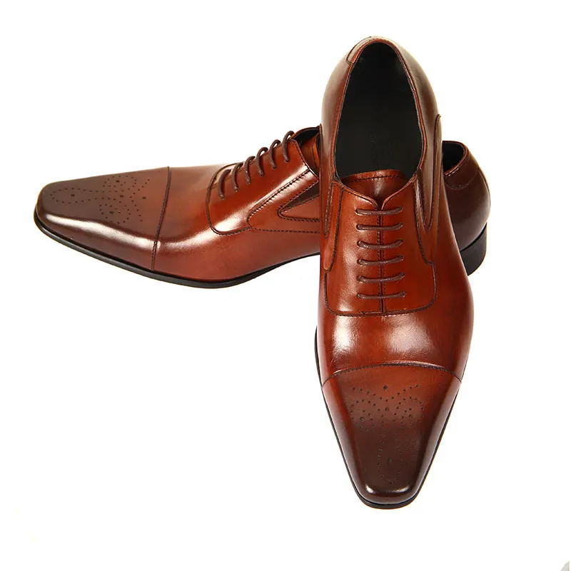 Best Leather Oxford Brogue Shoes | Oxford Shoes Brogue| Men  display picture 1
