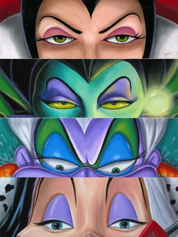 Disney Villain 30*40CM(Canvas) Full Round Drill Diamond Painting gbfke