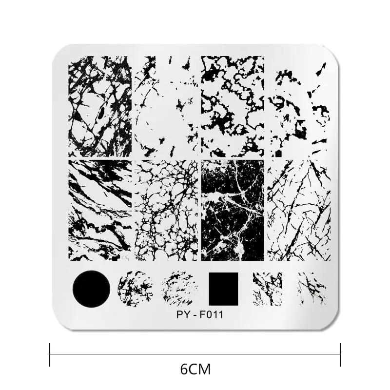 PICT YOU Animal Patterns Nail Stamping Plates Stainless Steel Nail Art Image Plate Stamp Template Stencil Tools PY-F011-Nail Inspo