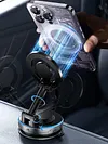 Magnetic Car Phone Holder Vacuum Suction Cup Car Phone Mount for iPhone 16/15/14