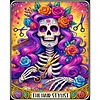 Diamond Painting -5D Full Round Drill Barber Skull(40x50cm)