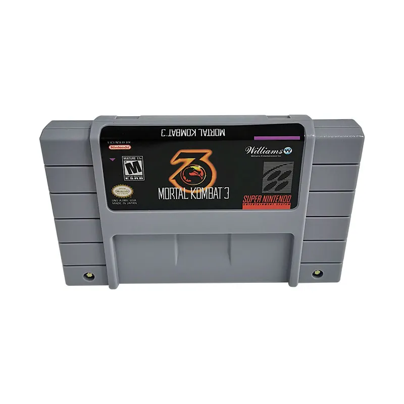 Mortal Kombat 3 SNES For Super Nintendo Entertainment System - 16 Bit US Version Game Cartridge