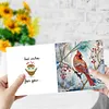 6Pcs Diamond Painting Cardinal Greeting Cards Christmas Cards