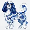 (Multi-Style) Blue And White Porcelain-11CT Stamped Cross Stitch 40*40cm/40*60cm