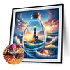 (US Local)Sea Lighthouse - Round AB Drills Diamond Painting(45x45cm)
