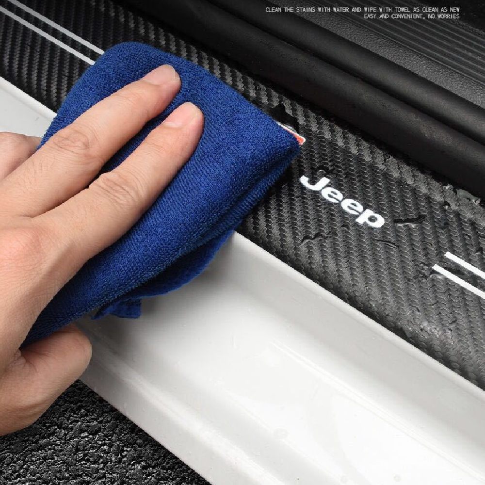 Carbon Fiber Car Threshold Sticker (4PCS)
